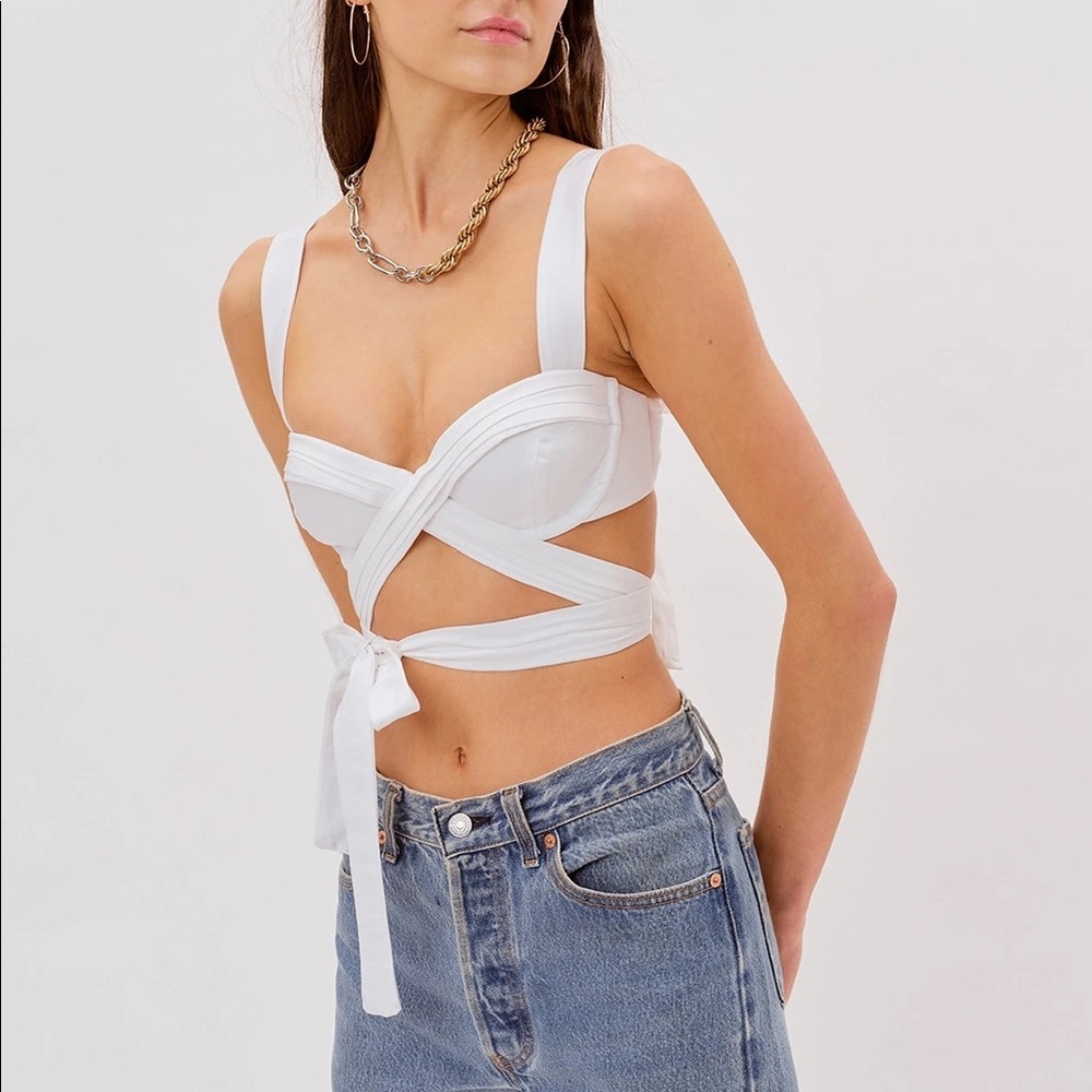 For Love and Lemons Avery Bra Top Size Medium